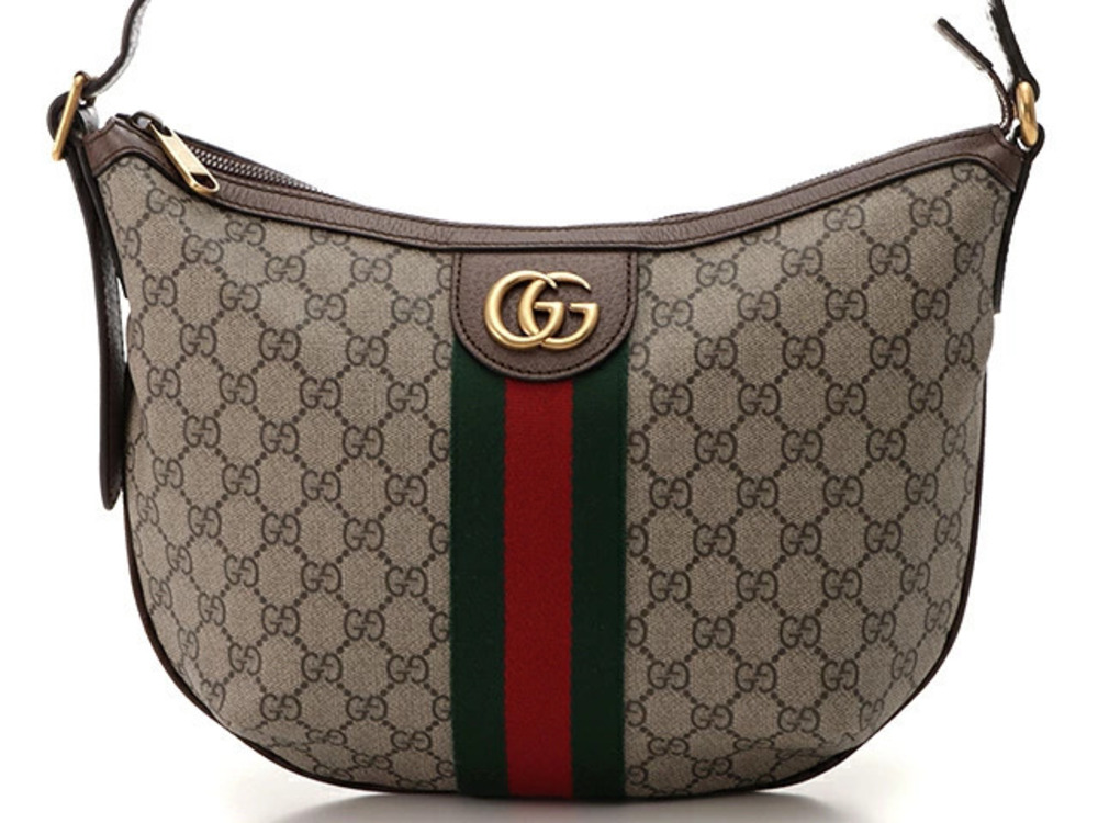 Gucci Ophidia GG Shoulder Bag Beige Cream